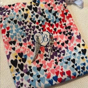 Brighton lot of 2 amulets—Horn and 7 w/pouch